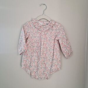 Floral Long Sleeve Kids Blouse